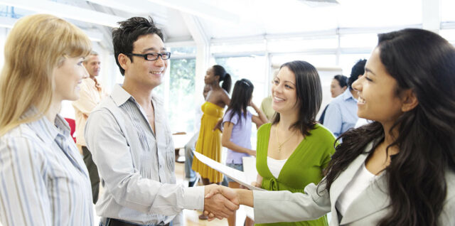 CILT Membership Networking - people networking at an event