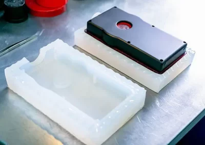 Vacuum Casting Black Plastic Cover