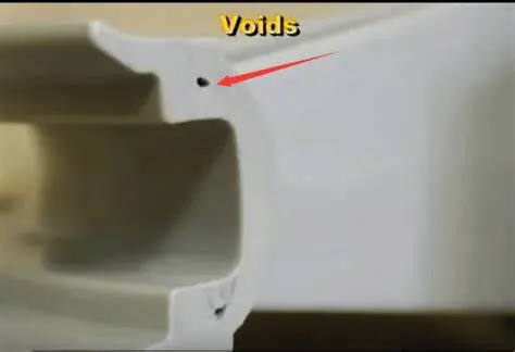 Analysis Of Voids In Injection Molded Parts